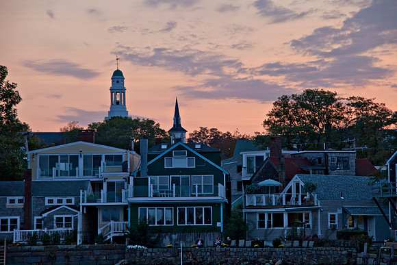 Sunset at Rockport, MA