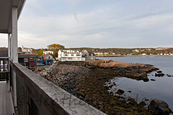 Taken from the balcony of our room at Bearskin Neck Lodge.