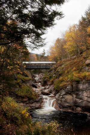 Sentinel Pine Bridge, Franconia Notch State Park - Lincoln, New Hampshire