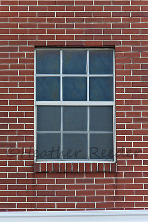 Window on brick building