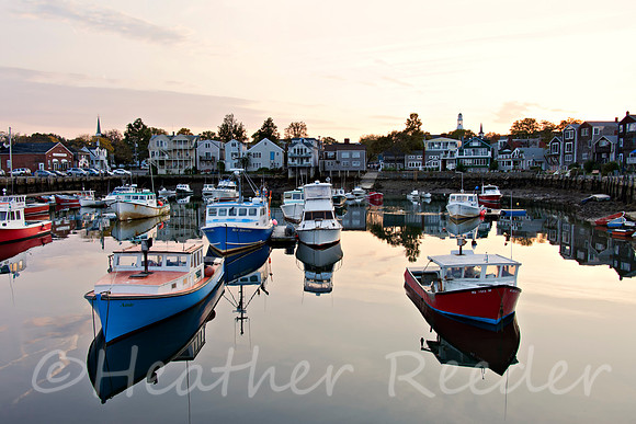Sunset at Rockport, MA
