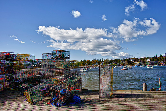 Lobster traps galore