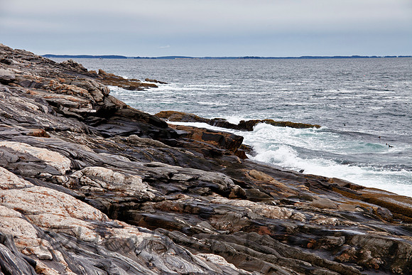Coast at Pemaquid Lighthouse